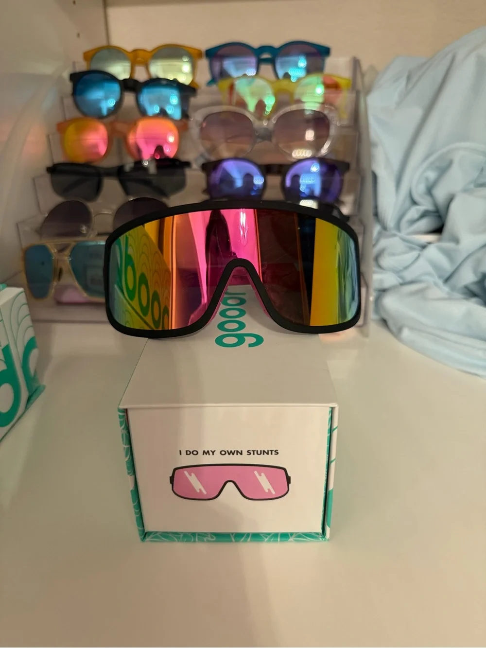 Goodr Wrap G Sunglasses “I do My Own Stunts”